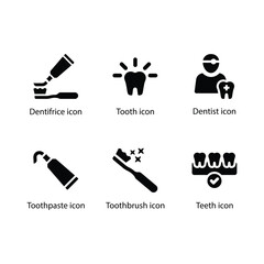Dentifrice, Tooth, Dentist, Toothpaste, Toothbrush, Teeth icon
