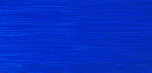 Blue Paint Brush Stroke Texture Acrylic on Paper, Cobalt Hue