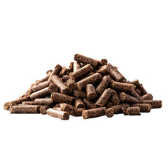 Wood Pellets: A close-up shot of wood pellets, a sustainable and eco-friendly fuel source, showcasing their texture and potential for warmth and energy.