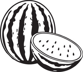 Adobe Illustrator Artwork watermelon