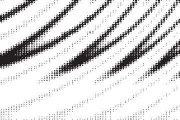 Halftone Wave Pattern – Abstract Pixel Dot Texture