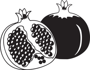 Adobe Illustrator Artwork pomegranate.
