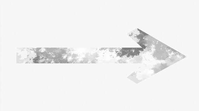 Transparent arrow icon on white background, subtle and modern design ideal for overlays, digital applications, and user interface components. - Powered by Adobe