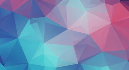 Obraz premium Vibrant Geometric Polygonal Abstract Background with Gradient Colors