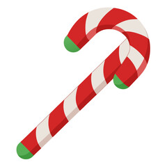 Candy Cane icon perfect for holiday designs, decor, cards, and digital projects.