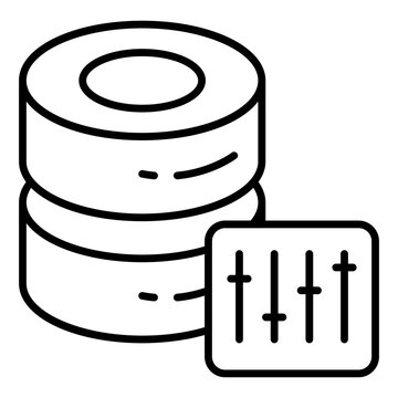 An icon design of database equalizer