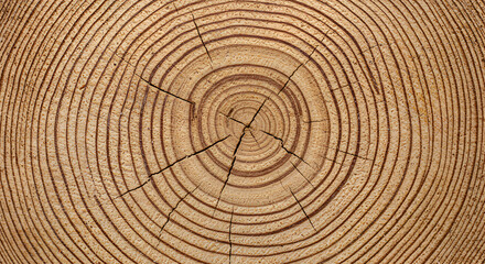 Naklejka premium Xylem Rings as Indicators of Past Drought in Trees
