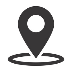 map pointer icon vector