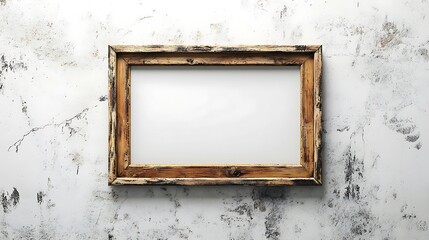 old wooden frame