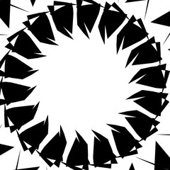 black and white background frame