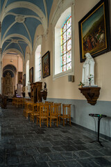 Lecelles, France le 2 juin 2025 : Église catholique Saint-Denis à Lecelles en région Hauts de France