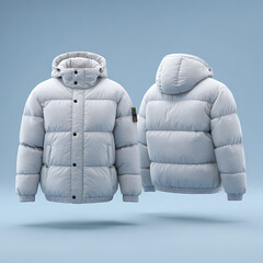 White puffer jackets with hoods hooded jackets winter wear