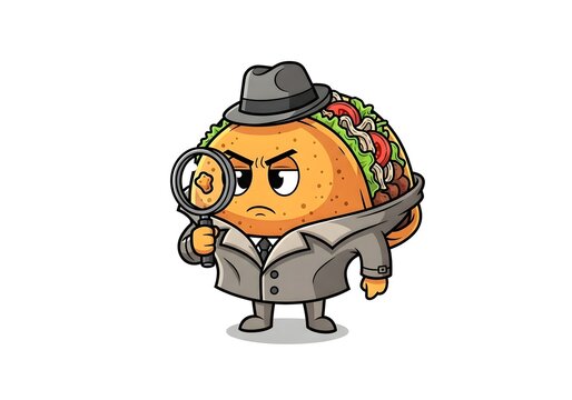 Taco Detective Sticker