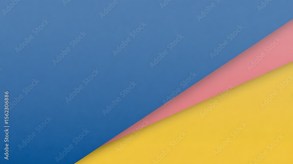 Poster abstract color blocks