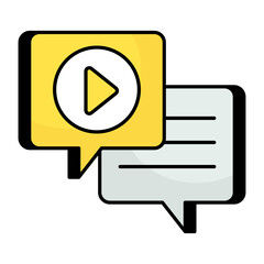 Fototapeta premium Digital Marketing Colored Outline Icons