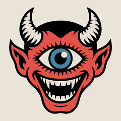 Devil One Eyed Creature