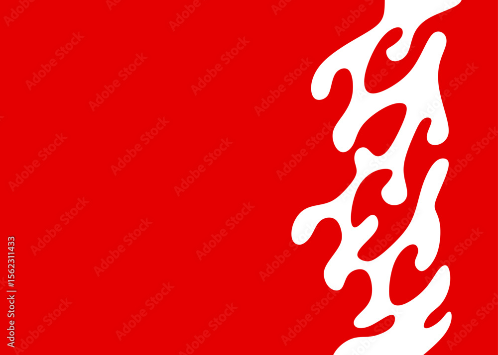 Poster abstract background with wavy line pattern and with some copy space area
