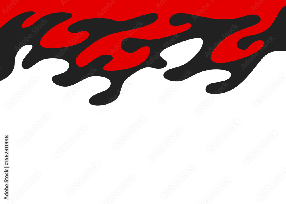 Poster abstract background with wavy line pattern and with some copy space area
