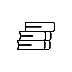 Stack three outline books on a Handdrawn education reading