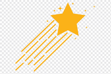 rising star, Shooting stars, Firework star, staircase graph with a shining star collection vector illustration symbol.