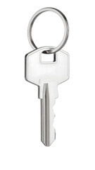key isolated on white