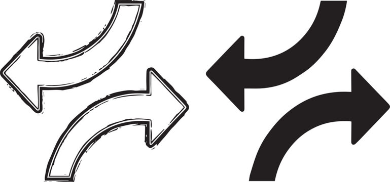 Left and Right Directional Arrows Icon