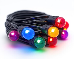 Colorful LED string lights