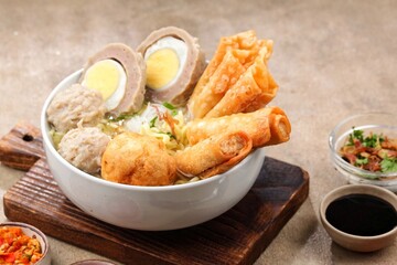 Bakso Malang is a meatball dish that is often found in all parts of Malang City and Malang Regency, East Java