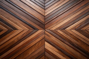 Rich Wood Tone Diagonal Timber Paneling High-Resolution Texture