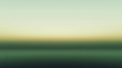 Abstract gradient background with green hues, creating a serene and minimalist landscape design