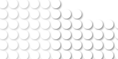 White tiles wall. round marble textures, ball tiles. Air Bubble wrap texture background. Top view pavement circle block white texture with seamless patterns floor background. Textured Background.