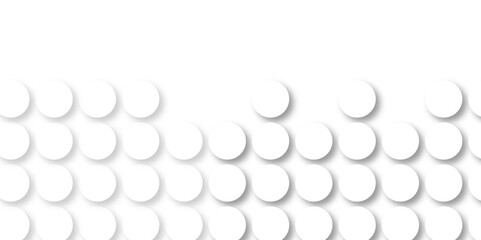 White tiles wall. round marble textures, ball tiles. Air Bubble wrap texture background. Top view pavement circle block white texture with seamless patterns floor background. Textured Background.