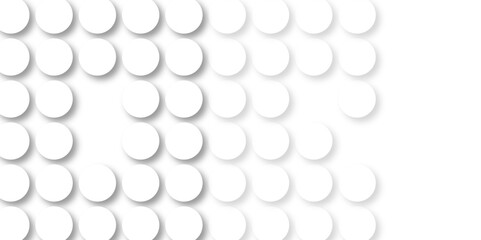 White tiles wall. round marble textures, ball tiles. Air Bubble wrap texture background. Top view pavement circle block white texture with seamless patterns floor background. Textured Background.