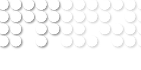 White tiles wall. round marble textures, ball tiles. Air Bubble wrap texture background. Top view pavement circle block white texture with seamless patterns floor background. Textured Background.