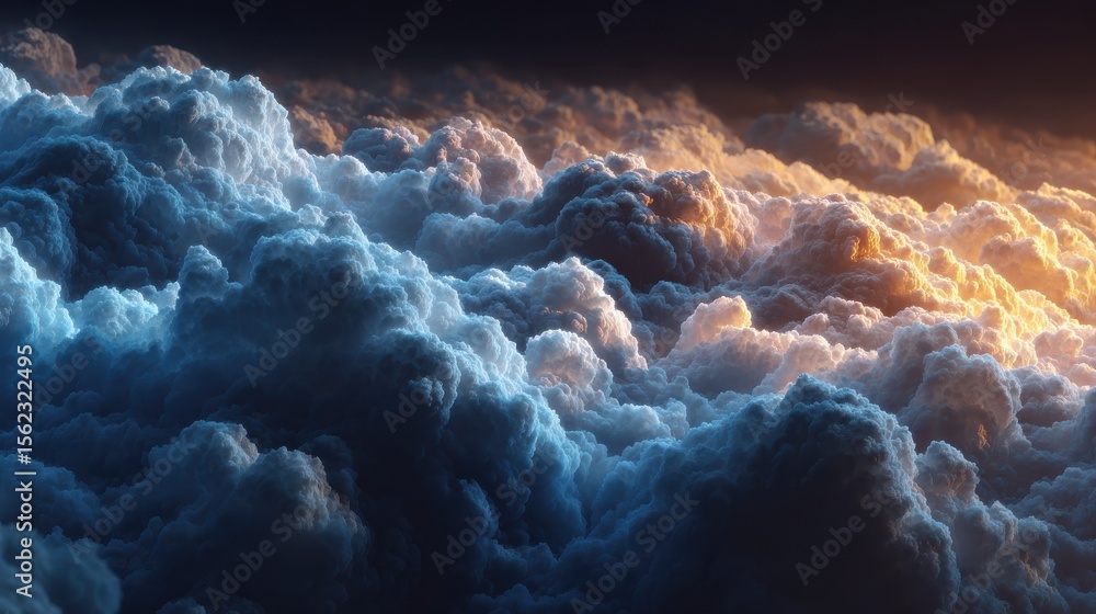 Aufkleber cloud computing transfer big data on internet. futuristic digital technology .generative ai