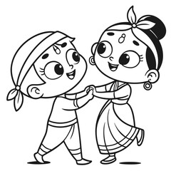 puppy with a bouquet