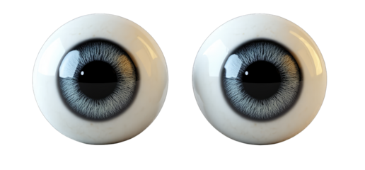 Two realistic-looking eyes