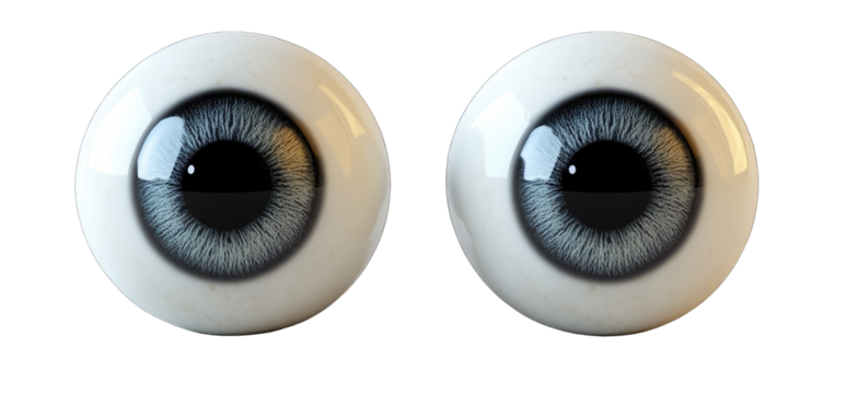 Two realistic-looking eyes
