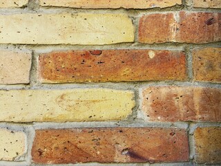 Clinker brick wall texture.