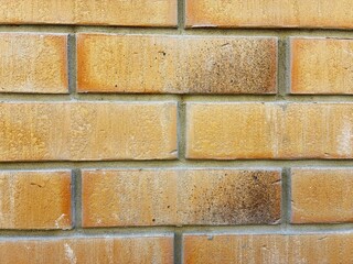 Clinker brick wall texture.
