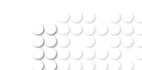 White tiles wall. round marble textures, ball tiles. Air Bubble wrap texture background. Top view pavement circle block white texture with seamless patterns floor background. Textured Background.