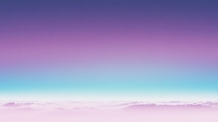 Dreamy sky gradient background with pastel colors, clouds, and a serene atmosphere.