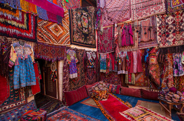 Traditional carpet image from Cappadocia region