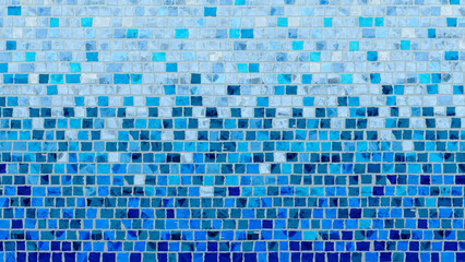 blue mosaic background