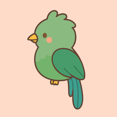 Quetzal cute kawaii