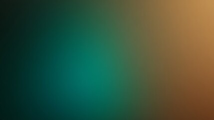 Gradient background with teal and golden hues for modern design and abstract presentations