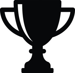 black trophy cup icon