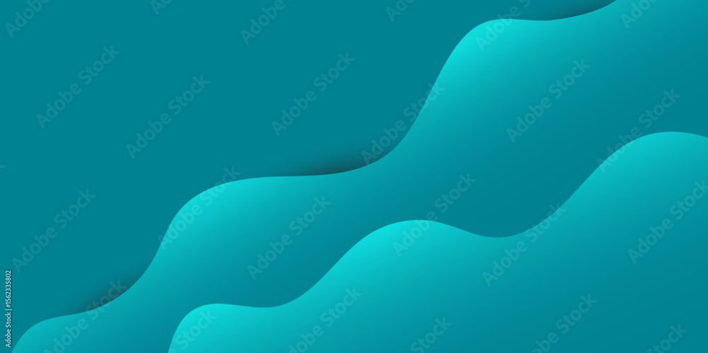Poster abstract background with curve lines and waves.