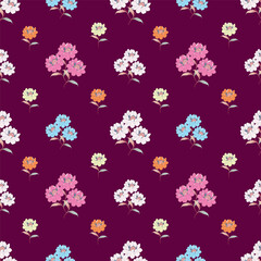 seamless pattern with flowers