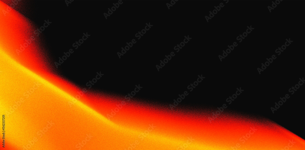 Poster abstract orange and black gradient background.